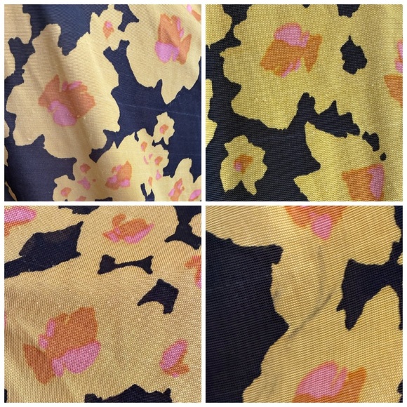 Free People Yellow and Black Tiered Sundress with Bishop Sleeves M - Picture 16 of 16